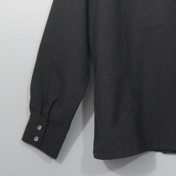 Phillipe Marcel Long Sleeve Pearl Button Shirt Large - Picture 6 of 8